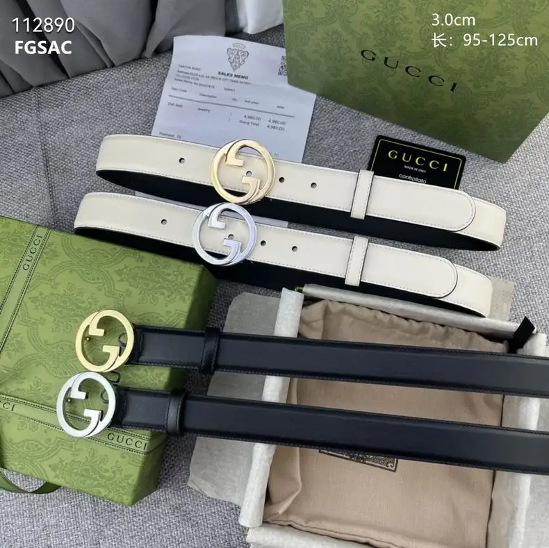 Gucci belt 30mm 95-125cm 8L28